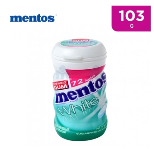 Mentos White Spearmint SugarFree 72 Pcs X 103 G