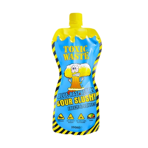 Toxic Waste Sour Blue Raspberry Slushy 250 ML