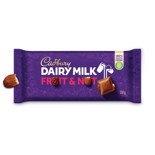 Cadbury Dairy Milk Fruit & Nut 110 G