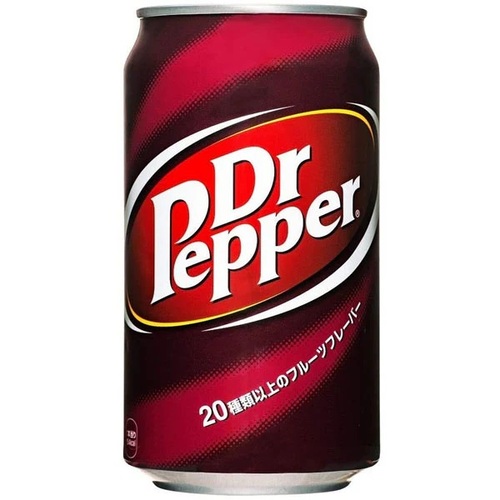 Dr Pepper Soda Can 350 ml JAPAN - Dr Pepper Soda Can 350 ml JAPAN