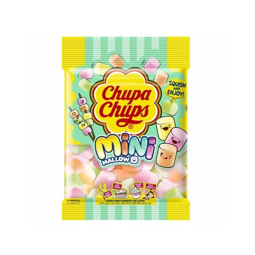 Chupa Chups Mini Marshmallow Mixed Fruit Flavor 65 g - Chupa Chups Mini Marshmallow Mixed Fruit Flavor 65 g