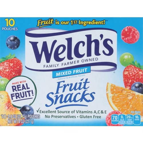Welchs Family Farmer Owned Mixed Fruit 227 G - Welchs Family Farmer Owned Mixed Fruit 227 G