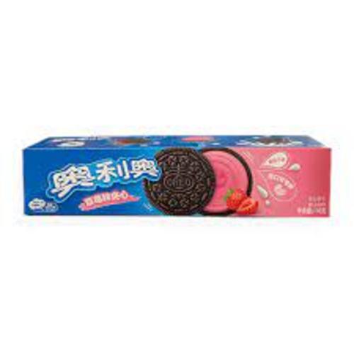 Oreo Sandwich Fresh Strawberry  95 g - Oreo Sandwich Fresh Strawberry  95 g