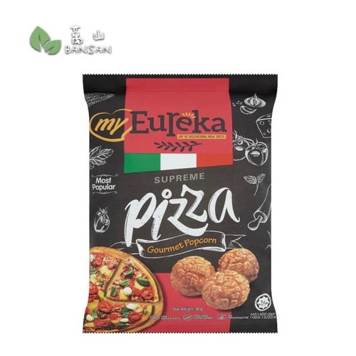 Eureka Crispy Supreme Pizza Gourmet Popcorn 80 g - Eureka Crispy Supreme Pizza Gourmet Popcorn 80 g