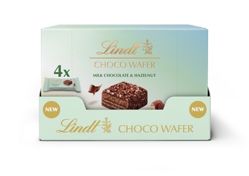 Lindt Milk Chocolate & Hazelnuts Choco Wafer 120 g - Lindt Milk Chocolate & Hazelnuts Choco Wafer 120 g