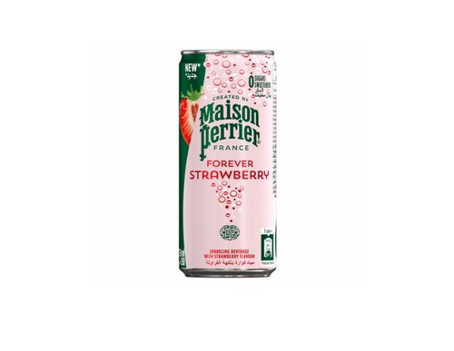 Maison Perrier Strawberry Flavoured Carbonated Water 250 ML - Maison Perrier Strawberry Flavoured Carbonated Water 250 ML