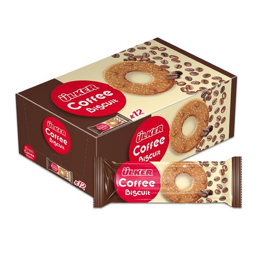 Ulker Coffee Biscuit 12 PCS X 58 g - Ulker Coffee Biscuit 12 PCS X 58 g