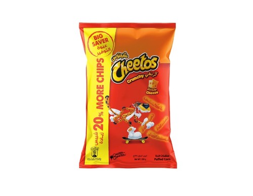 Cheetos Crunchy Cheese Puffed Corn 228 g - Cheetos Crunchy Cheese Puffed Corn 228 g