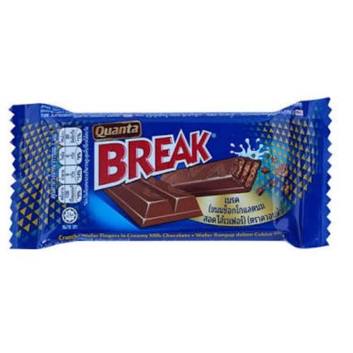 Tiffany Break Cranchy Wafer Fingers Milk Chocolate 25 g - Tiffany Break Cranchy Wafer Fingers Milk Chocolate 25 g