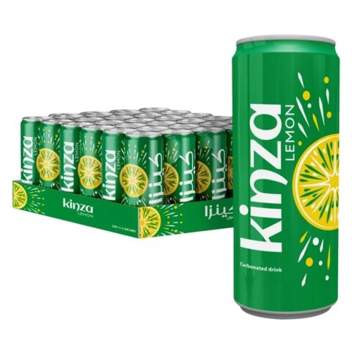 Kinza Lemon Soft Drink Can 24 PCS X 360 ml - Kinza Lemon Soft Drink Can 24 PCS X 360 ml