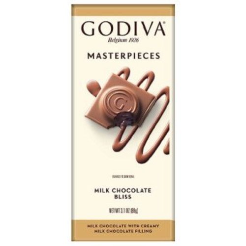 Godiva Milk Chocolate With Creamy  Canache 88 g - Godiva Milk Chocolate With Creamy  Canache 88 g