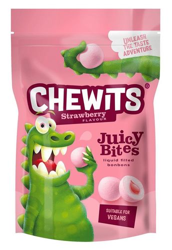 Chewits Strawberry Juicy Bites 115 g - Chewits Strawberry Juicy Bites 115 g