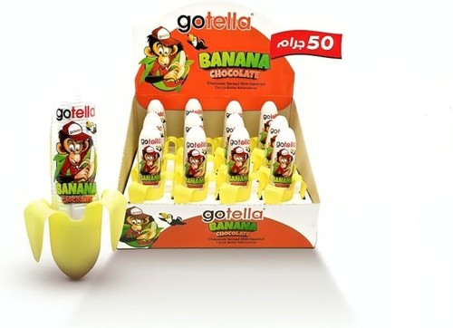 Gotella Banana Chocolata Spread 12 PCS X 40 g - Gotella Banana Chocolata Spread 12 PCS X 40 g