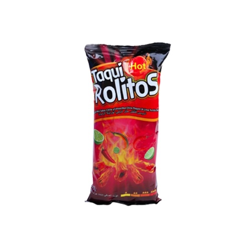 Taqui Rolitos Hot Chile Pepper Chips 113 g - Taqui Rolitos Hot Chile Pepper Chips 113 g