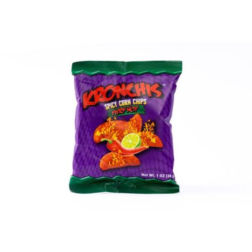 Kronchis Fiery Hot Chips 28 g - Kronchis Fiery Hot Chips 28 g