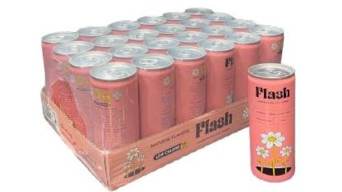 Flash Carbonated Soft Drink Chamomile Lemon Cherry Mint 24 PCS X 250ml - Flash Carbonated Soft Drink Chamomile Lemon Cherry Mint 24 PCS X 250ml