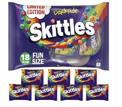 SKITTLES DARKSIDE LIMITED EDITION 18 PCS X 18 g - SKITTLES DARKSIDE LIMITED EDITION 18 PCS X 18 g