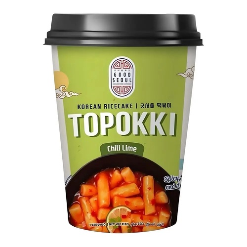 Good Seoul Korean Topokki Chili Lime Flavor 113 g - Good Seoul Korean Topokki Chili Lime Flavor 113 g