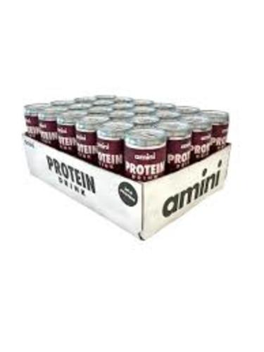 Carton 24 Pcs Amini Protein Drink Raspberry Apple Caffein Free Protein 20 g - Carton 24 Pcs Amini Protein Drink Raspberry Apple Caffein Free Protein 20 g