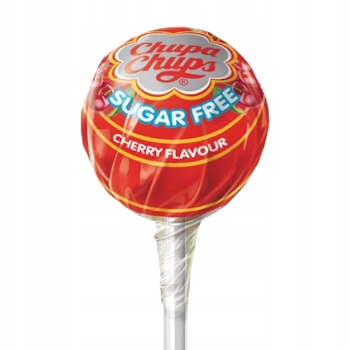 Chupa Chups Sugar Free Lollipop Cherry Flavored - Chupa Chups Sugar Free Lollipop Cherry Flavored