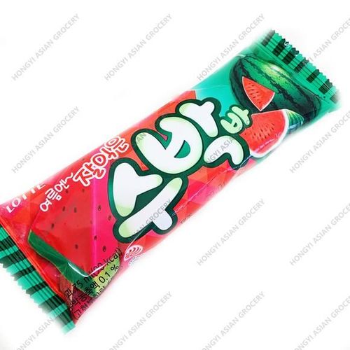 Lotte Ice Cream Watermelon Bar 75 ml - Lotte Ice Cream Watermelon Bar 75 ml