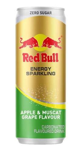 Red Bull Energy Sparkling Apple Muscat Grape Flavour 250 ml - Red Bull Energy Sparkling Apple Muscat Grape Flavour 250 ml