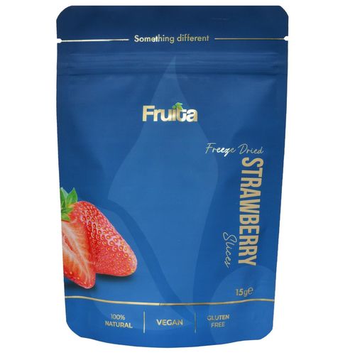 Fruita Freeze Dried Strawberry Slices 15 g - Fruita Freeze Dried Strawberry Slices 15 g