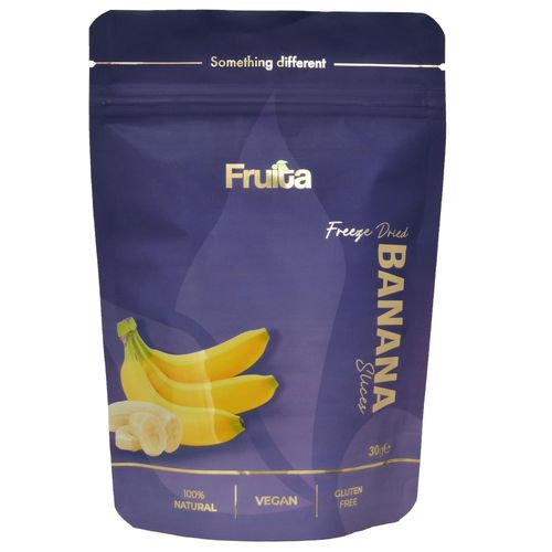 Fruita Freeze Dried Banana Slices 30 g - Fruita Freeze Dried Banana Slices 30 g