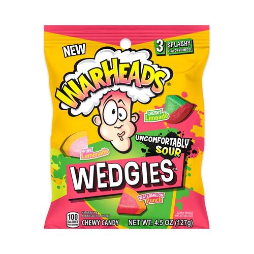 Warhead Wedgies 3 Splashy Flavor Combos 127 g - Warhead Wedgies 3 Splashy Flavor Combos 127 g