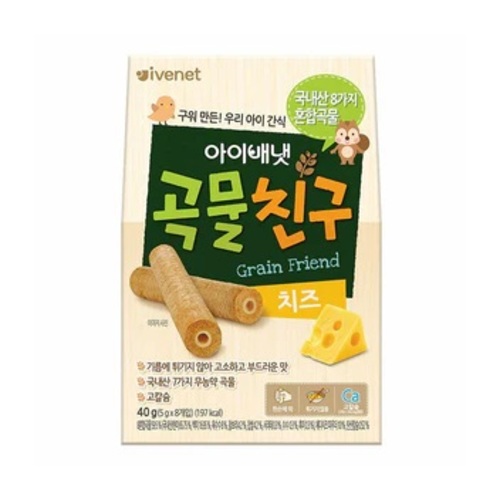 Ivenet Korean Grain Fingers Cheese Flavour - Ivenet Korean Grain Fingers Cheese Flavour