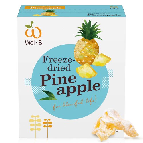 Wel-B Freeze Dried Pineapple 25 g - Wel-B Freeze Dried Pineapple 25 g