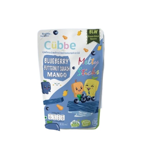 Cubbe Freeze Dried Sticks Blueberry Mango & Butternut Squash 15 g - Cubbe Freeze Dried Sticks Blueberry Mango & Butternut Squash 15 g