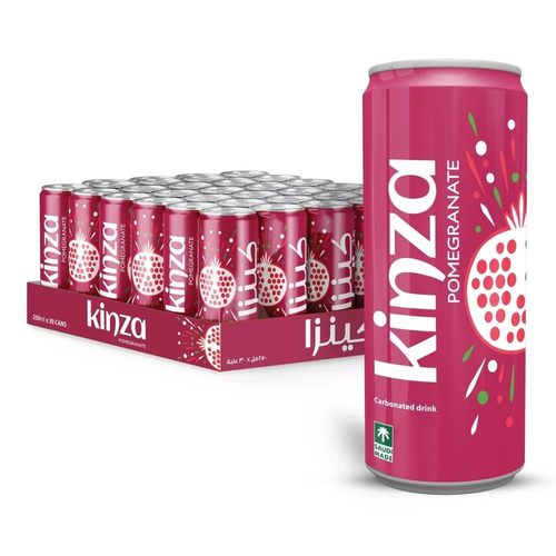 Kinza Pomegranate Soft Drink 30 PCS X 250 ML - Kinza Pomegranate Soft Drink 30 PCS X 250 ML