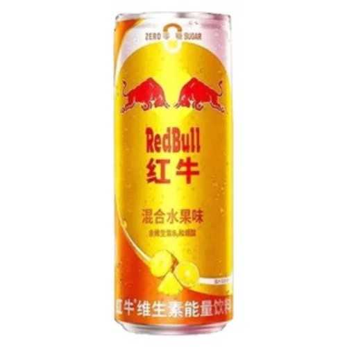 Red Bull Energy Mixed Fruits Zero Sugar China Import 325 ML - Red Bull Energy Mixed Fruits Zero Sugar China Import 325 ML