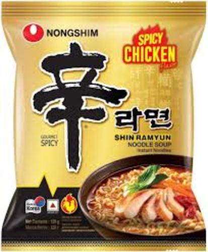 Shin Ramyun Noodles With Spicy Chicken Flavor 120 g - Shin Ramyun Noodles With Spicy Chicken Flavor 120 g