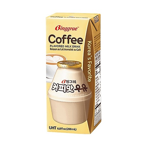 Binggrae Coffee Flavored Milk Drink 200 ML - Binggrae Coffee Flavored Milk Drink 200 ML