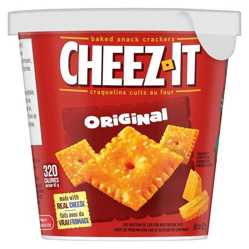 Cheez It Baked Snack Crackers Original 62 G - Cheez It Baked Snack Crackers Original 62 G