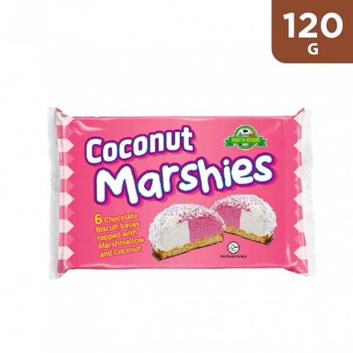 Coconut Flaked Marsmallow Cakes 6 PCS 120 g - Coconut Flaked Marsmallow Cakes 6 PCS 120 g