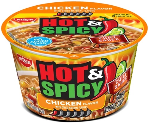 NISSIN HOT & SPICY Chicken Ramen 94.2 g - NISSIN HOT & SPICY Chicken Ramen 94.2 g