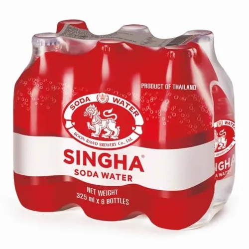 SINGHA SODA WATER 6 PCS X 325 ML - SINGHA SODA WATER 6 PCS X 325 ML