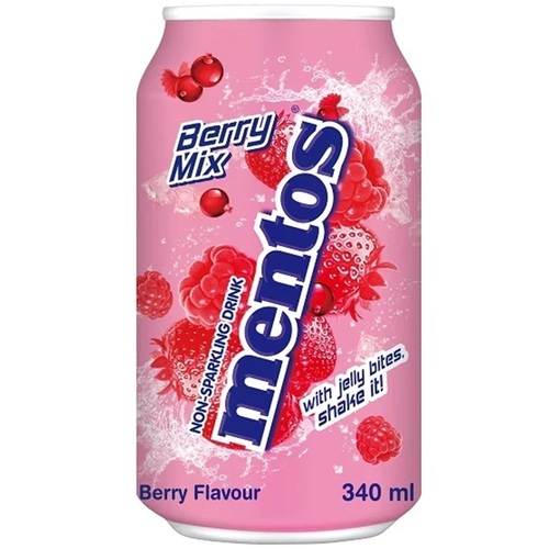 Mentos Drink Berry Mix With Jelly Bites 340 ML - Mentos Drink Berry Mix With Jelly Bites 340 ML