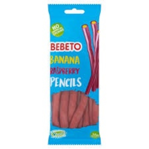 Bebeto Banana Rasberry Pencils 160 g - Bebeto Banana Rasberry Pencils 160 g