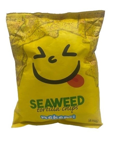 Nakami Seaweed Tortilla Chips 80 g - Nakami Seaweed Tortilla Chips 80 g