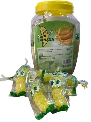 Banana Fruit Candy  50 Pcs X 15 g - Banana Fruit Candy  50 Pcs X 15 g