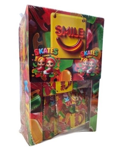 Smile Skates Gummy Candy 24 Pcs X 18 g - Smile Skates Gummy Candy 24 Pcs X 18 g