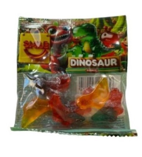 Smile Dinosaur Gummy Candy 18 g - Smile Dinosaur Gummy Candy 18 g