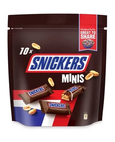 Snickers Minis 10 PCS 180 g - Snickers Minis 10 PCS 180 g