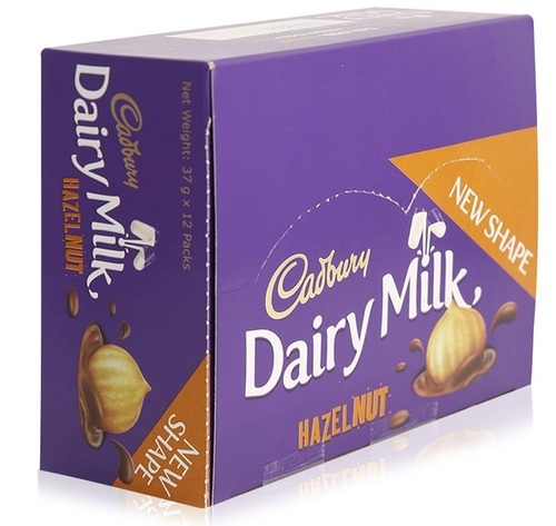 Cadbury Dairy Milk Hazelnut 12 Pieces X 37 g - Cadbury Dairy Milk Hazelnut 12 Pieces X 37 g