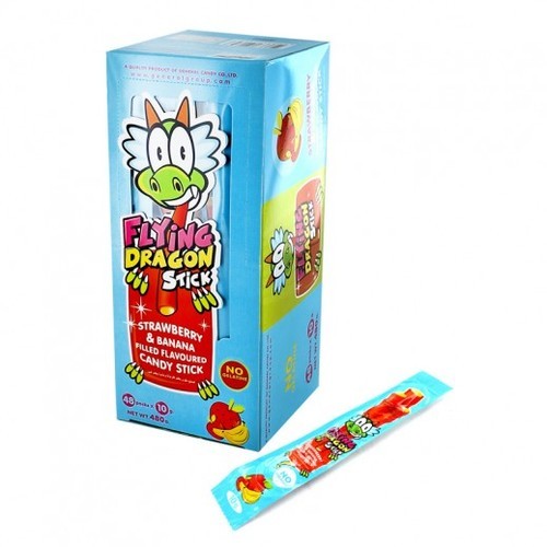 Flying Dragon Stick Strawberry & Banana 50 Pieces X 10 g - Flying Dragon Stick Strawberry & Banana 50 Pieces X 10 g