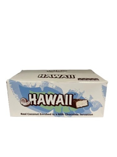 HAWAII REAL COCONUT ENROBED IN A MILK CHOCOLATE SENSATION 25 G * 24 PIECES - HAWAII REAL COCONUT ENROBED IN A MILK CHOCOLATE SENSATION 25 G * 24 PIECES